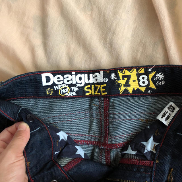 DESIGUAL(デシグアル)のデシグアル デニム 美品 キッズ/ベビー/マタニティのキッズ服男の子用(90cm~)(パンツ/スパッツ)の商品写真