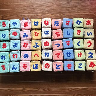 フェリシモ(FELISSIMO)の【完成品】コロコロ 文字 ブロック(おもちゃ/雑貨)