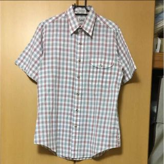 リー(Lee)の【処分価格】Lee メンズ チェック柄 半袖シャツ(シャツ)