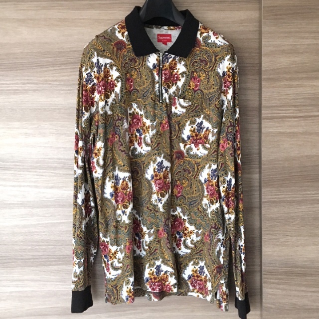 Supreme(シュプリーム)の【suppppp様専用】Supreme Paisley L/S Polo メンズのトップス(ポロシャツ)の商品写真