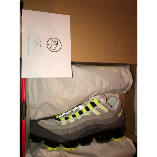 メンズair vapormax 95 "NEON"28cm イエローグラデ