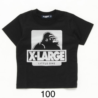 エクストララージ(XLARGE)のエクストララージ キッズ 100 Tシャツ ブラック(Tシャツ/カットソー)
