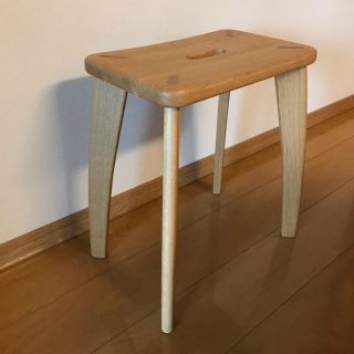 ムジルシリョウヒン(MUJI (無印良品))ののん様専用 / muku工房 スツール オーク(スツール)