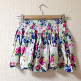 エイチアンドエム(H&M)のH&M  花柄ミニスカート(ミニスカート)