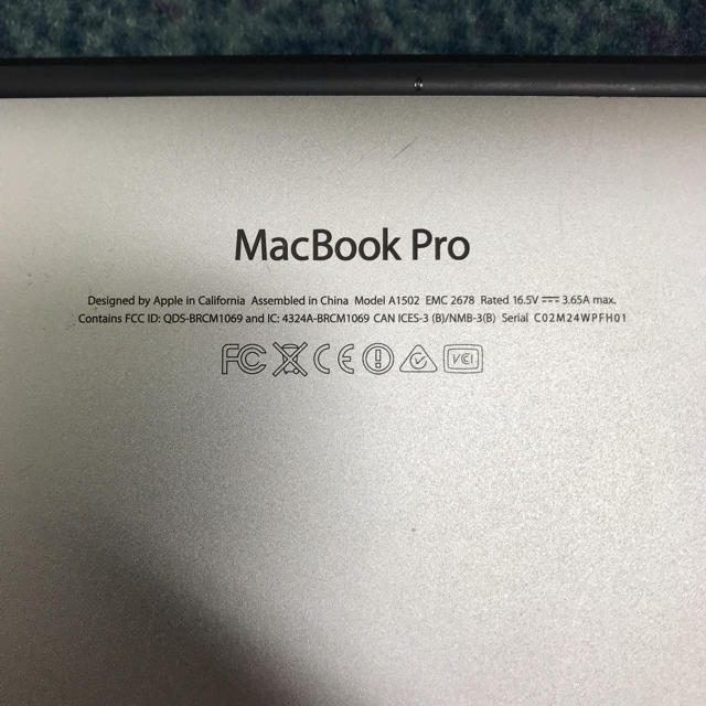 Mac (Apple)(マック)のころあん様専用MacBook ProRetina,13inch,Late2013 スマホ/家電/カメラのPC/タブレット(ノートPC)の商品写真