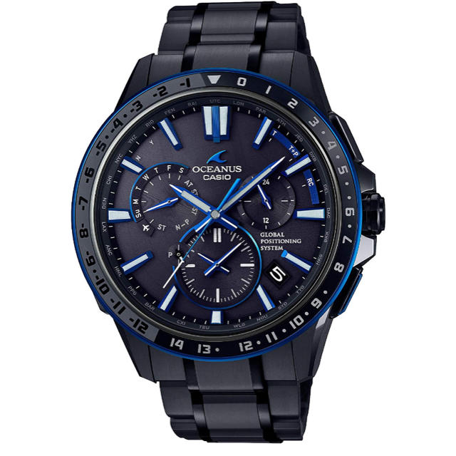 腕時計(アナログ) CASIO 腕時計 オシアナス OCW-G1200B-1AJF 大阪