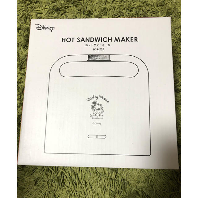 Disney(ディズニー)のホットサンドメーカー スマホ/家電/カメラの調理家電(サンドメーカー)の商品写真
