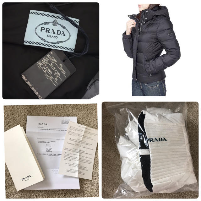PRADA - 新品 PRADA ダウンジャケット ホワイト 白 29X544 タグ PRADA - 新品 PRADA ダウンジャケット ホワイト 白 29X544 タグ