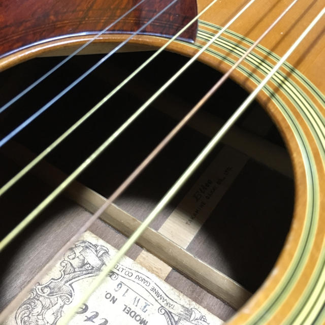 73s'Takamine élite TW-16 acoustic guitar