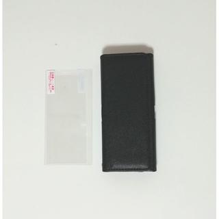【D31】UQ W05 モバイルルーター ケース 保護フィルム・ストラップ付(モバイルケース/カバー)