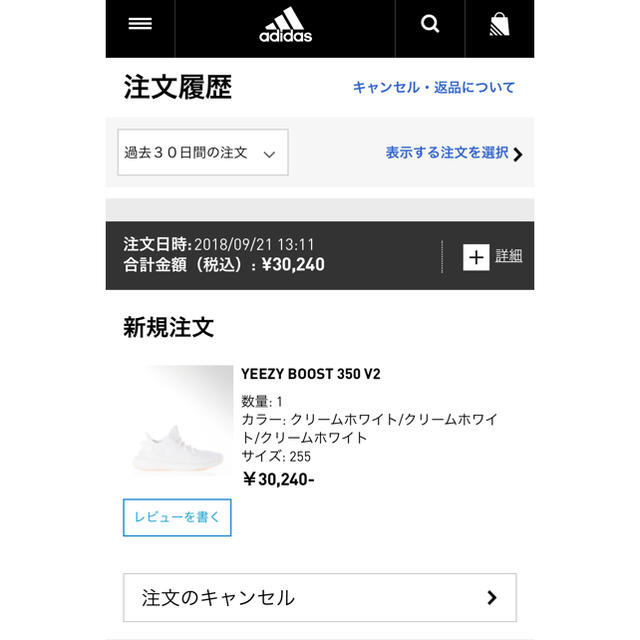 adidas(アディダス)のyeezy boost 350 V2  メンズの靴/シューズ(スニーカー)の商品写真