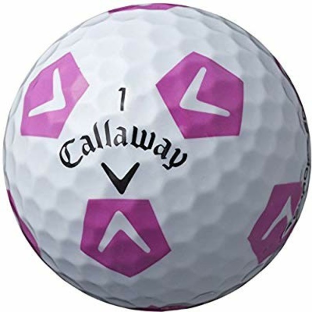 Callaway(キャロウェイ)のキャロウェイ クロムソフトX シェブ ボール 2ダース ホワイト/ピンク スポーツ/アウトドアのゴルフ(その他)の商品写真