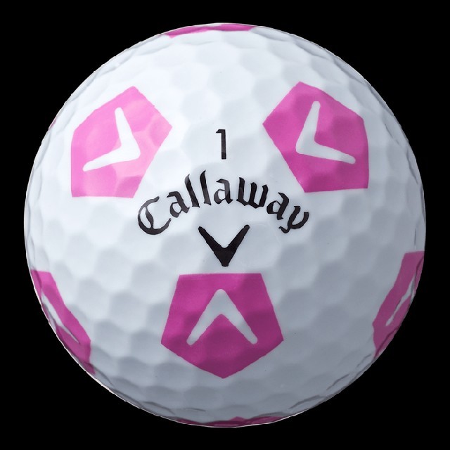 Callaway(キャロウェイ)のキャロウェイ クロムソフトX シェブ ボール 2ダース ホワイト/ピンク スポーツ/アウトドアのゴルフ(その他)の商品写真