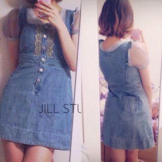 ジルバイジルスチュアート(JILL by JILLSTUART)のジルスチュアート デニムワンピ(ミニワンピース)