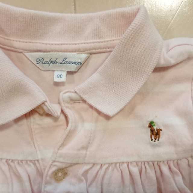 POLO RALPH LAUREN(ポロラルフローレン)のワンピース 80センチ オーバーパンツ付き キッズ/ベビー/マタニティのベビー服(~85cm)(ワンピース)の商品写真