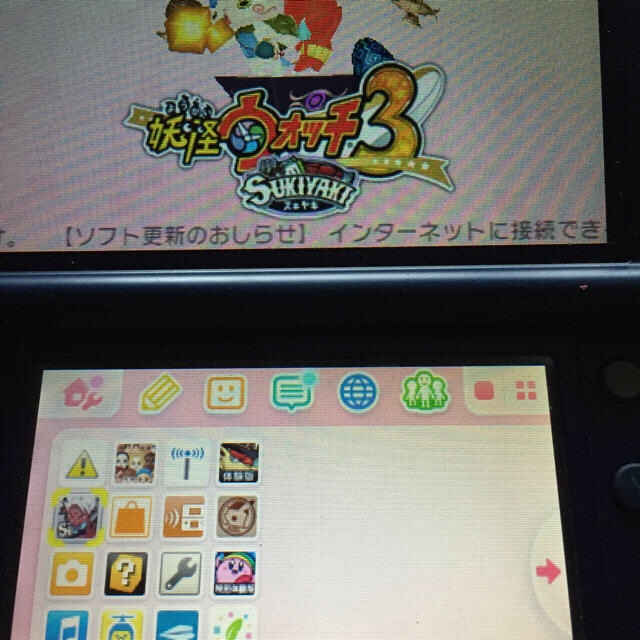 ニンテンドー3DS(ニンテンドー3DS)の妖怪ウオッチ スキヤキ 3ds ソフト エンタメ/ホビーのゲームソフト/ゲーム機本体(携帯用ゲームソフト)の商品写真