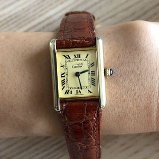 カルティエ(Cartier)の保証書付カルティエマストタンクSMアンティークヴィンテージロレックス オメガ(腕時計)