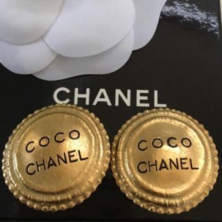 シャネル(CHANEL)のシャネル❤️正規品 COCO メダリオン イヤリング(イヤリング)