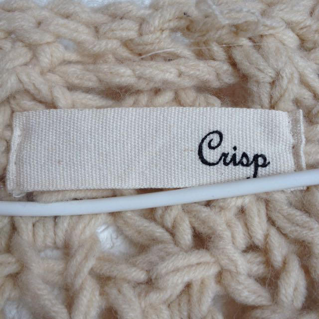 Crisp(クリスプ)のポンポンケーブルカーディガン レディースのトップス(カーディガン)の商品写真