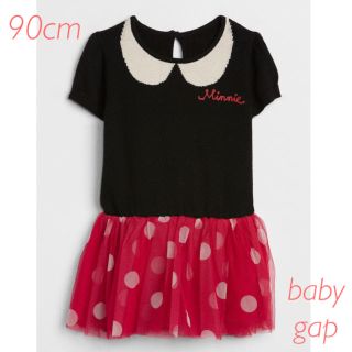 ベビーギャップ(babyGAP)の新品 babygap ミニー ニットワンピース♡ 18-24m 90cm(ワンピース)