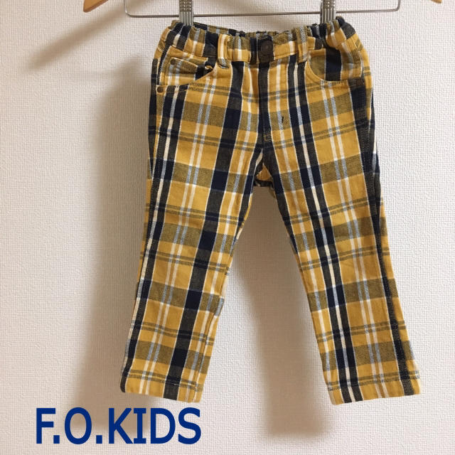 F.O.KIDS(エフオーキッズ)の《☆キキララ☆様専用》 チェックパンツ キッズ/ベビー/マタニティのキッズ服男の子用(90cm~)(パンツ/スパッツ)の商品写真