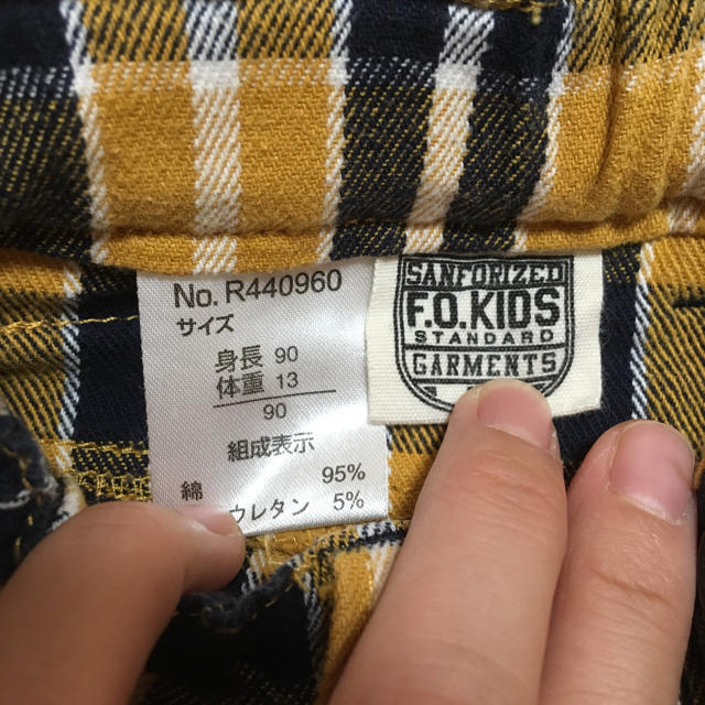 F.O.KIDS(エフオーキッズ)の《☆キキララ☆様専用》 チェックパンツ キッズ/ベビー/マタニティのキッズ服男の子用(90cm~)(パンツ/スパッツ)の商品写真