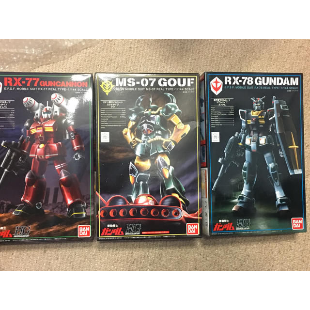 HG プレバンガンプラ 3点セット プレミアムバンダイ ガンプラ3点セット