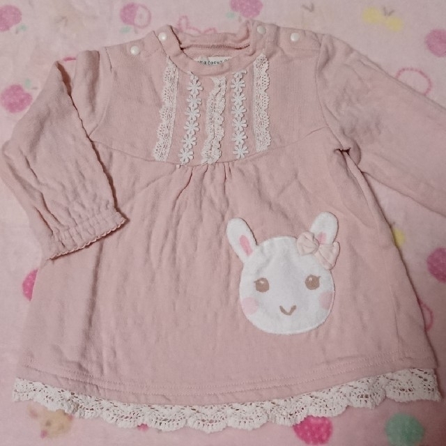 coeur a coeur(クーラクール)のゆきうさぎ23様専用♡ キッズ/ベビー/マタニティのベビー服(~85cm)(Ｔシャツ)の商品写真