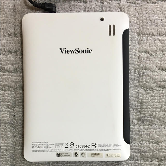 ANDROID(アンドロイド)の[わかめ様専用]ViewSonic ViewPad 7e VS14359 スマホ/家電/カメラのPC/タブレット(タブレット)の商品写真