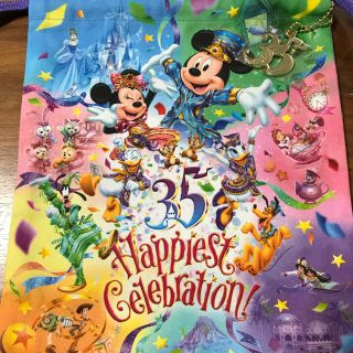 ディズニー(Disney)の【送料込】ディズニー35周年 UCCキャンペーン当選 巾着(ノベルティグッズ)