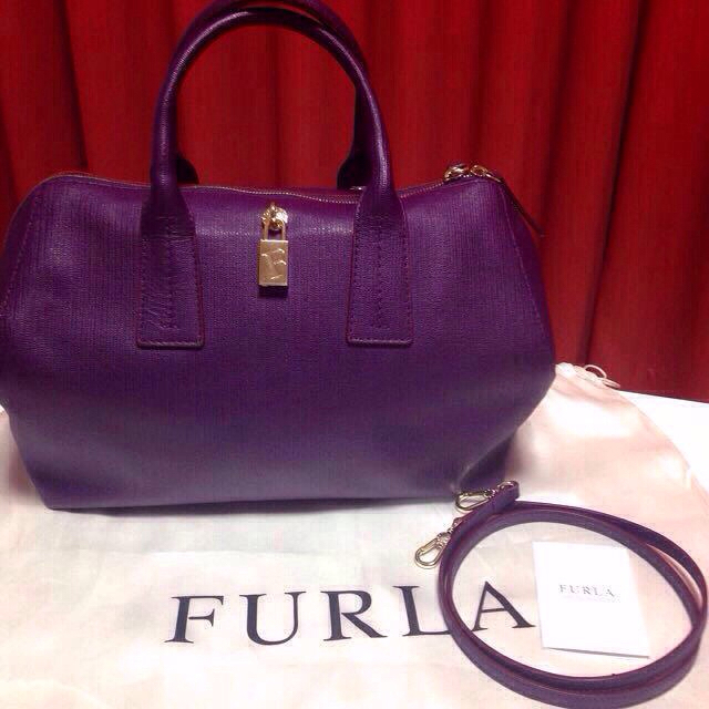 美品♡FURLA♡2wayレザーボストンバッグ