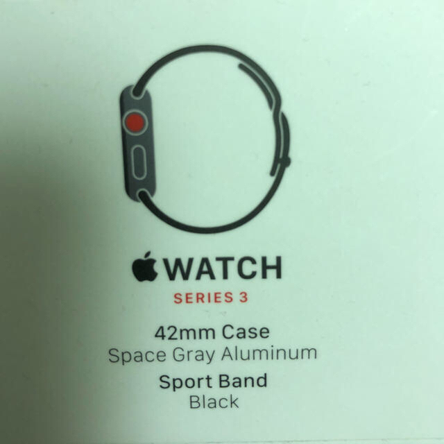 Apple Watch(アップルウォッチ)のApple Watch SERIES3 GPS + メンズの時計(腕時計(デジタル))の商品写真