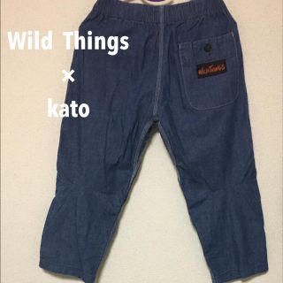 ワイルドシングス(WILDTHINGS)のワイルドシングス×kato 3/4 シャンブレーパンツ(クロップドパンツ)