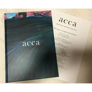 アッカ(acca)のアッカ 2018 2019 AW collection カタログ(その他)