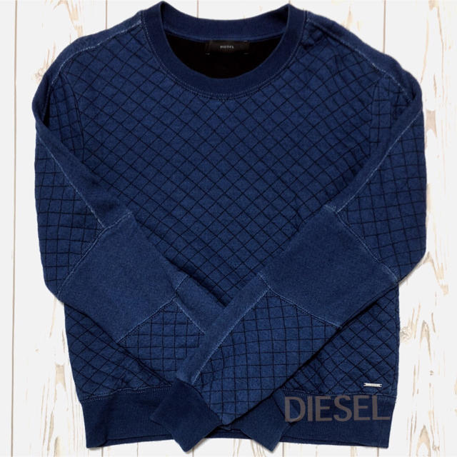 美品☆DIESEL☆クロスステッチスエット