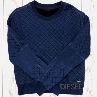 ディーゼル(DIESEL)の美品☆DIESEL☆クロスステッチスエット(トレーナー/スウェット)