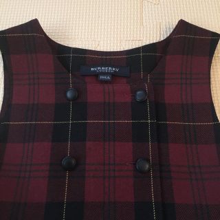 バーバリー(BURBERRY)の美品バーバリー◇ジャンパースカートBURBERRY(ワンピース)