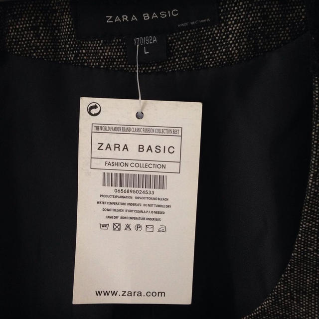 ZARA(ザラ)のZARA 新品未使用 ジャケット レディースのジャケット/アウター(ノーカラージャケット)の商品写真