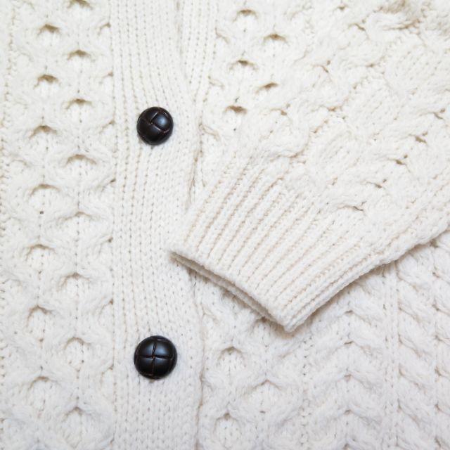 ARAN WOOLEN MILLS キャレイグドン アランカーディガン 色々な 64.0