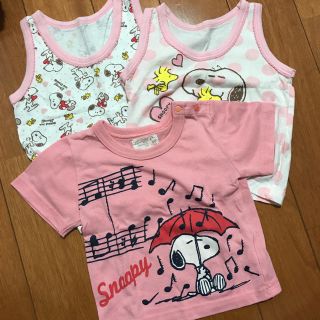 ピーナッツ(PEANUTS)のスヌーピー set 70～80(Ｔシャツ)