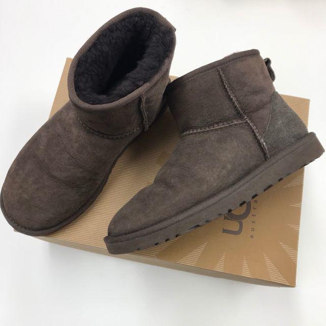 専用美品 UGG CLASSIC MINI ムートンブーツ チョコレート7