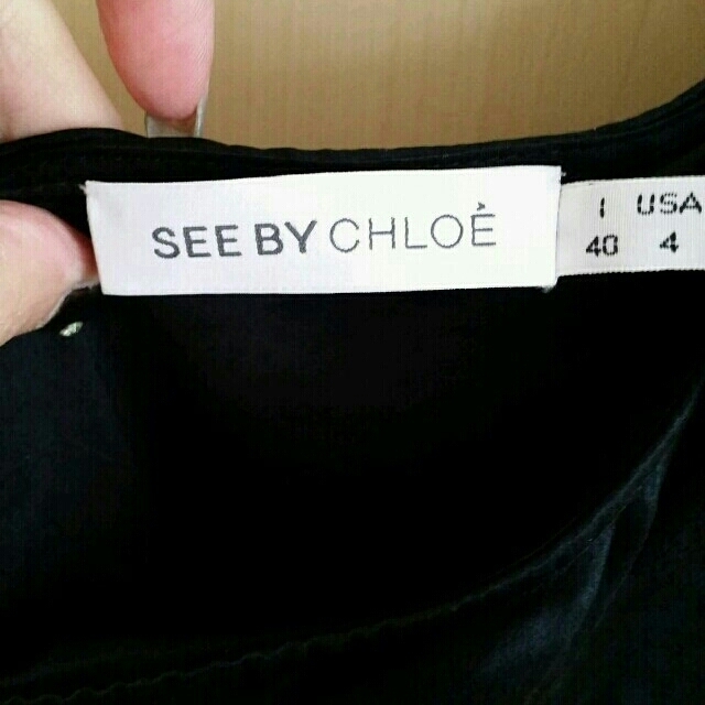 SEE BY CHLOE(シーバイクロエ)のパーティードレス👗 レディースのワンピース(ひざ丈ワンピース)の商品写真