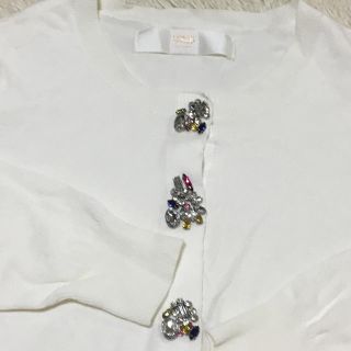 トッコ(tocco)のtocco ビジューカーディガン🎀(カーディガン)