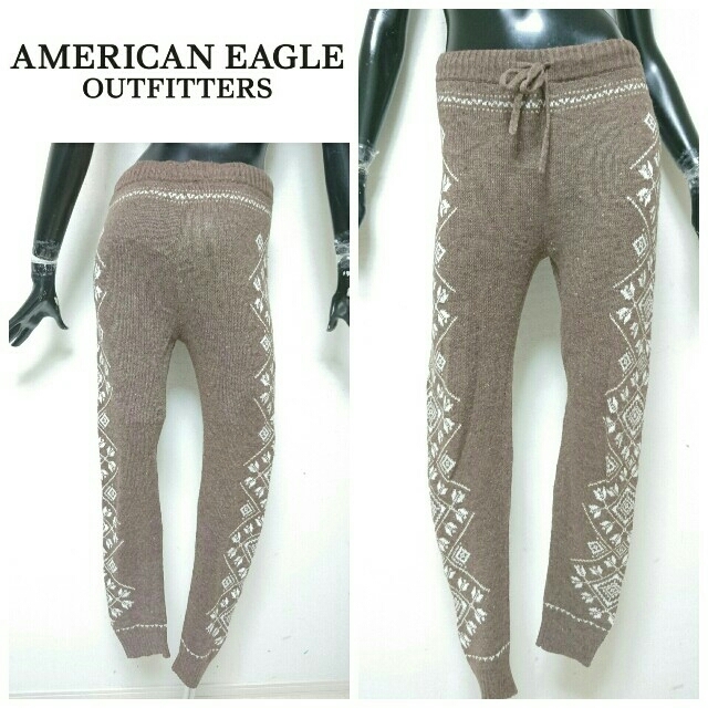 American Eagle(アメリカンイーグル)のAmerican eagle*ニットパンツ レディースのパンツ(カジュアルパンツ)の商品写真