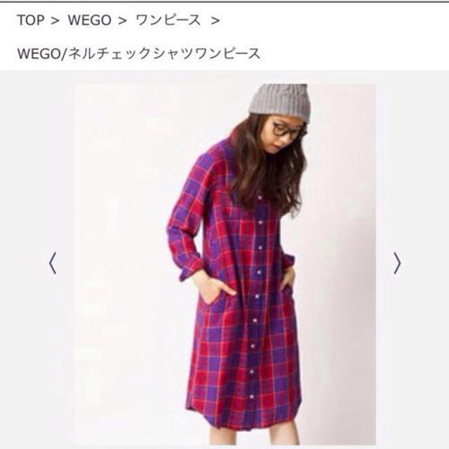 WEGO(ウィゴー)のWEGO ロングシャツワンピース レディースのワンピース(ロングワンピース/マキシワンピース)の商品写真