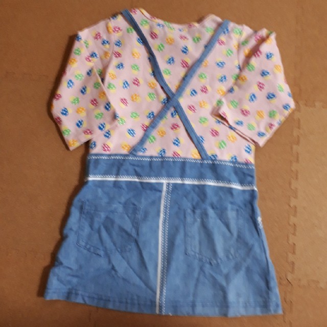 ANAP(アナップ)のワンピース　ANAP　　キノコ柄　100(90) キッズ/ベビー/マタニティのキッズ服女の子用(90cm~)(ワンピース)の商品写真