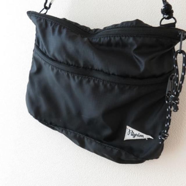 BEAMS(ビームス)のpilgrim surf+supply ピルグリム　サコッシュ　黒　バッグ メンズのバッグ(ショルダーバッグ)の商品写真