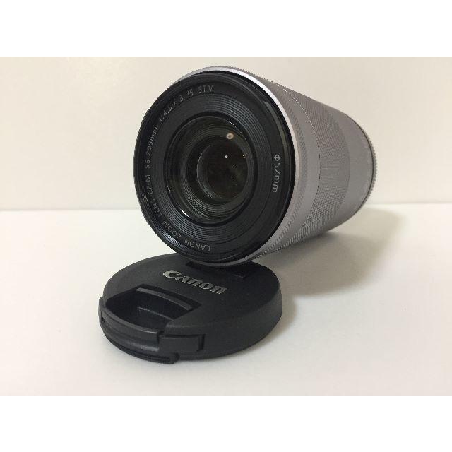 新品 Canon 望遠ズームレンズ EF-M55-200 IS STM シルバーレンズ(ズーム)