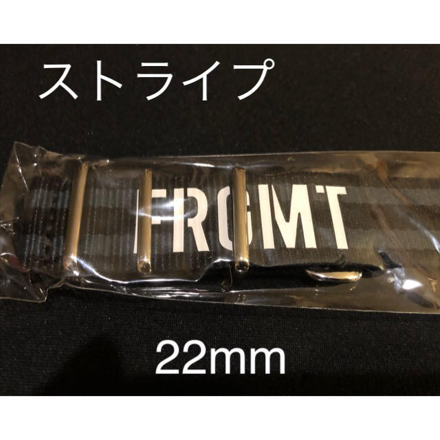 22mm ストライプ apple watch fragment design
