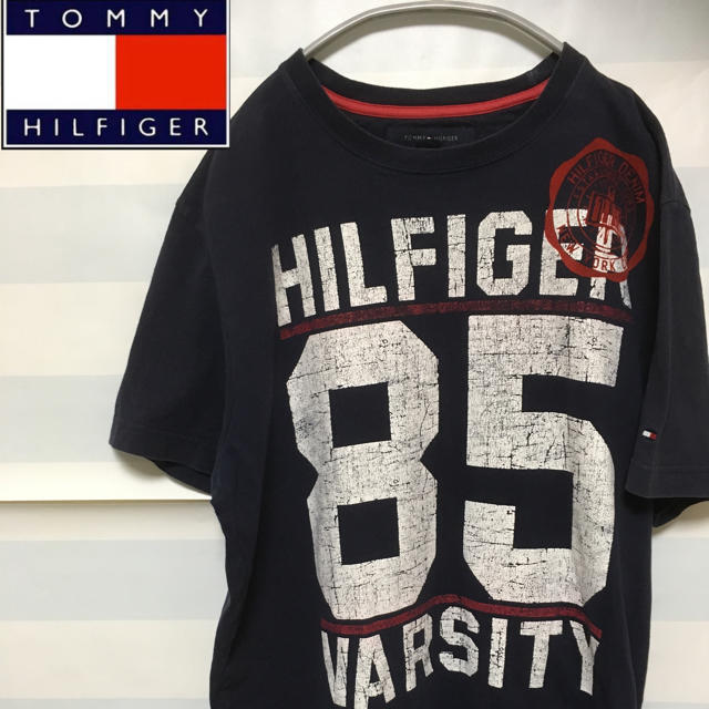 TOMMY HILFIGER(トミーヒルフィガー)の【商品名】　 【90s】トミーヒルフィガーデカプリントTシャツ ゆるダボ メンズのトップス(Tシャツ/カットソー(半袖/袖なし))の商品写真